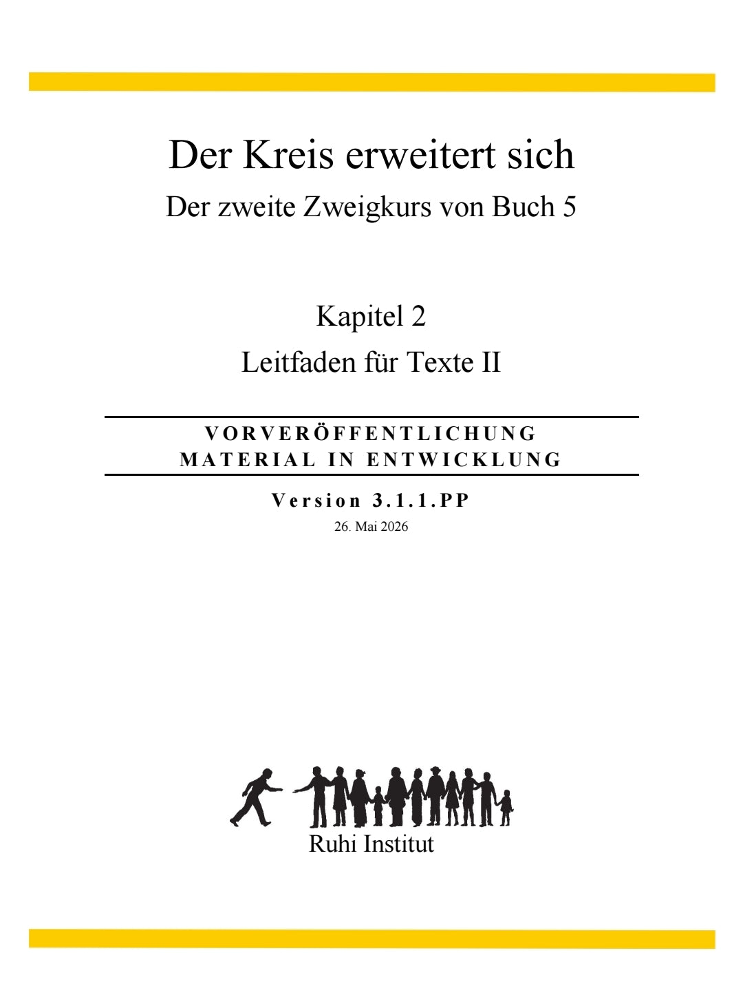 Buch 5, 2. Zweigkurs, Kapitel 2