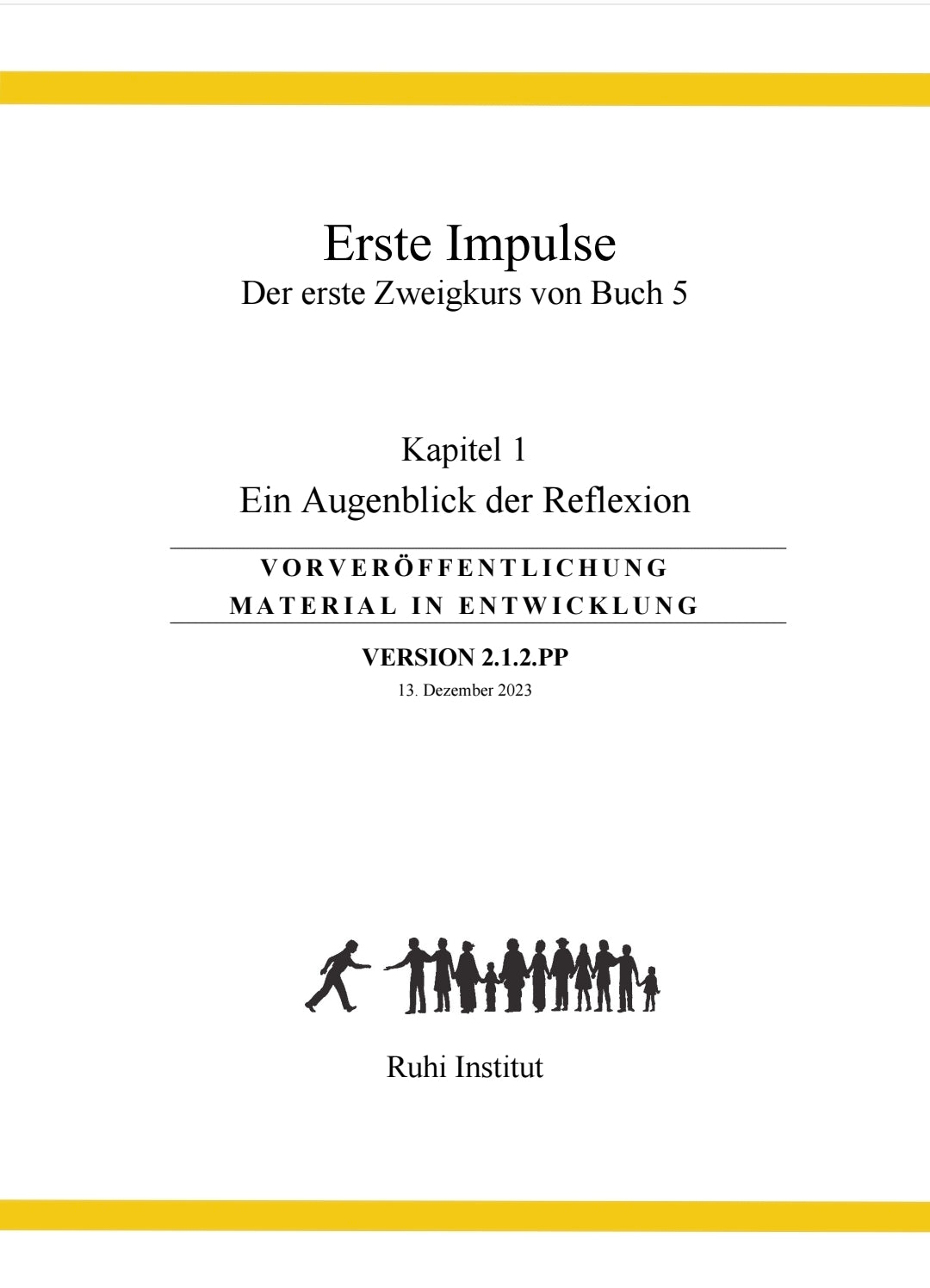 Buch 5, 1. Zweigkurs, Kapitel 1
